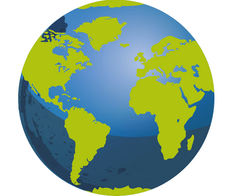 digital globe illustration with green continents in transparent vector design - Download Free Stock Videos Pikwizard.com