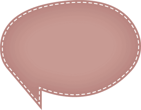 pink transparent speech bubble png with stitching detail - Download Free Stock Videos Pikwizard.com