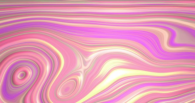 Abstract Liquid Pattern in Vibrant Pink and Yellow Swirls - Download Free Stock Images Pikwizard.com