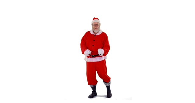 Cheerful Santa Claus Celebrating Christmas - Download Free Stock Images Pikwizard.com