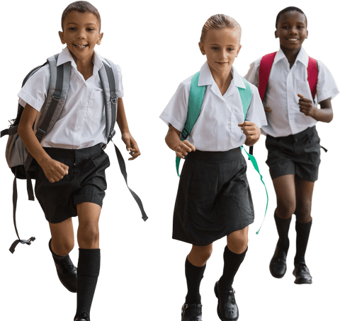 happy schoolchildren in uniforms transparent background - Download Free Stock Videos Pikwizard.com