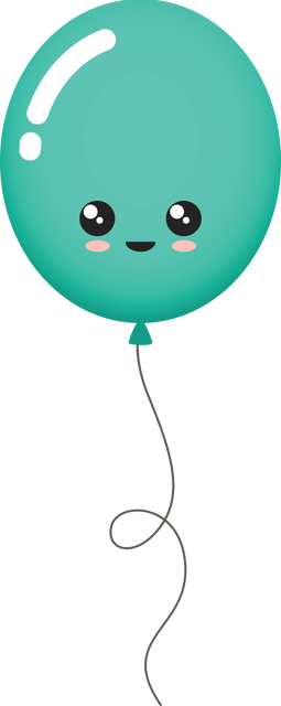 Blue Party Balloon with Happy Face Isolated on Transparent Background - Download Free Stock Videos Pikwizard.com