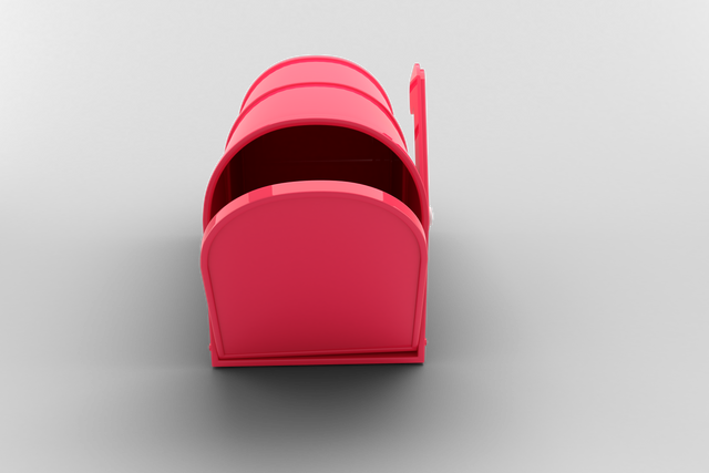 Pink Mailbox Illustration on Transparent Background for Communication - Download Free Stock Videos Pikwizard.com