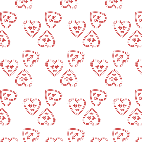 red heart pattern transparent background seamless design - Download Free Stock Videos Pikwizard.com