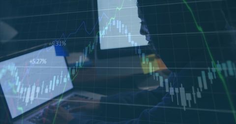 Financial Data Analyst Working on Stock Market Trends - Download Free Stock Images Pikwizard.com