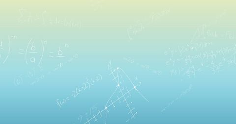 Mathematical Equations Sketched on Gradient Background - Download Free Stock Images Pikwizard.com