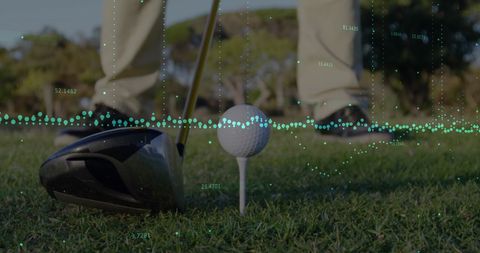 Golfing Analytics and Data Trends Overlay - Download Free Stock Images Pikwizard.com