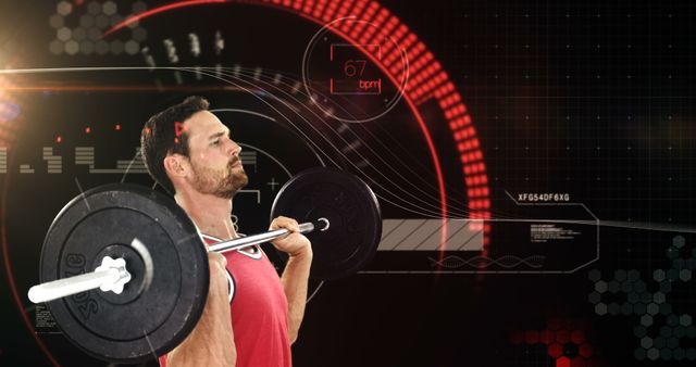 Bodybuilder lifting heavy barbell weights - Download Free Stock Photos Pikwizard.com