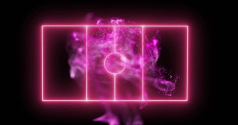 Glowing Pink Neon Matrix with Floating Energy Particles - Download Free Stock Images Pikwizard.com