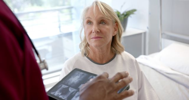 Senior Woman Discussing Health Results with Doctor - Download Free Stock Images Pikwizard.com