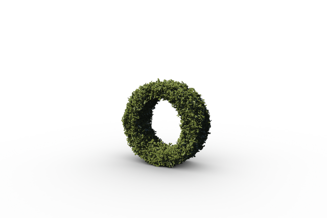 Transparent Green Leafy Letter O Symbol Isolated - Download Free Stock Videos Pikwizard.com