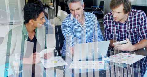 Business Team Collaborating on Financial Strategy