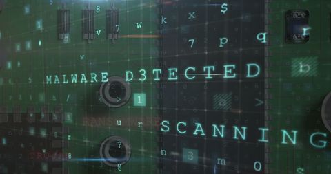 Digital Interface Highlighting Malware Detection Concept - Download Free Stock Images Pikwizard.com