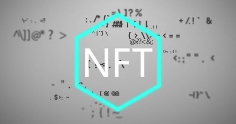 NFT Text with Digital Data Processing Elements