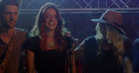 Energetic Band Performance on Enlightened Stage