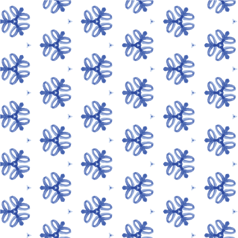 Blue Abstract Floral Pattern on Transparent Background - Download Free Stock Videos Pikwizard.com