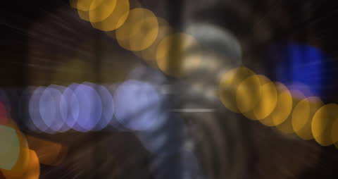 Colorful Bokeh Motion Blur Abstract Design