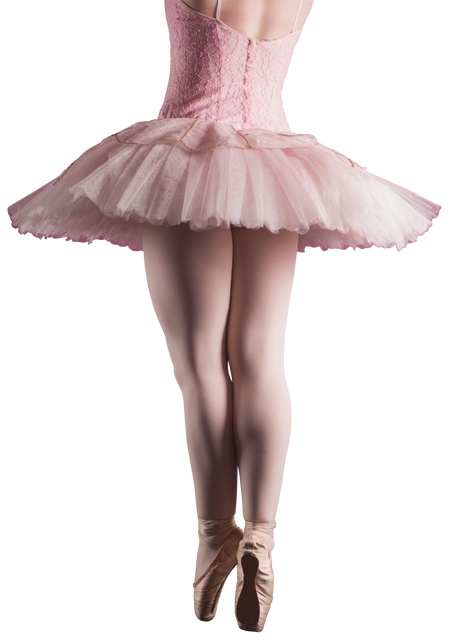 Transparent Image of Ballerina Wearing Pink Tutu Dancing Relève Pose - Download Free Stock Videos Pikwizard.com