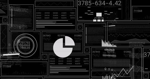 Futuristic Data Processing and Analytics on Digital Interface - Download Free Stock Images Pikwizard.com