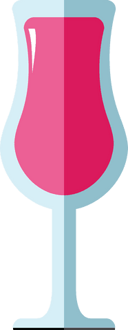 Transparent Illustration of Wine Glass with Red Wine - Download Free Stock Videos Pikwizard.com