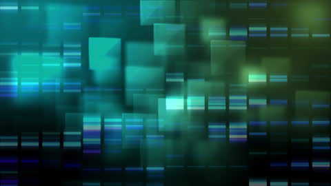 Abstract Digital Data Processing Background with Geometric Shapes