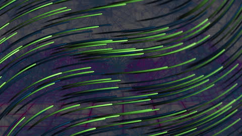 Colorful Abstract Light Trails on Dynamic Background