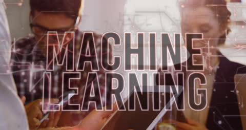 Machine Learning Overlaid on People Using Tech Devices