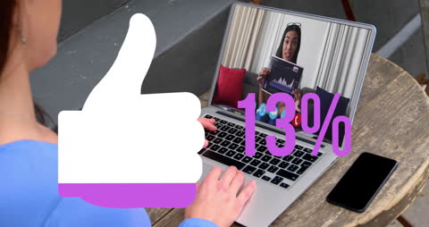 Virtual Meeting Success Concept with Icon and Video Call