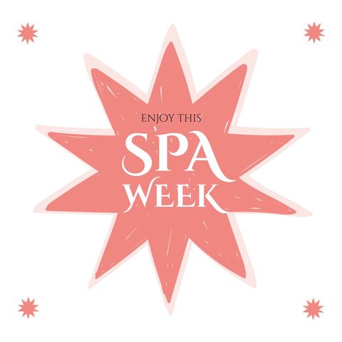 national spa week celebration campaign design - Download Free Stock Templates Pikwizard.com