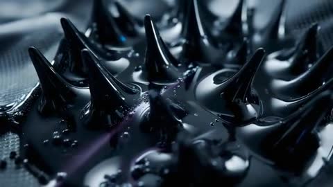 Dynamic Ferrofluid Reaction Under Magnetic Influence
