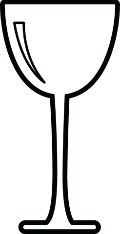 transparent wine glass outline for drink illustrations - Download Free Stock Videos Pikwizard.com