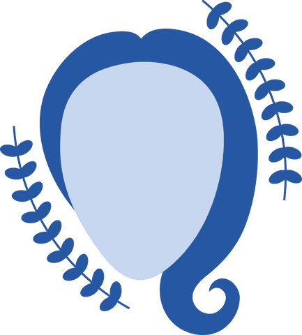 transparent virgo zodiac sign illustration with blue leaves - Download Free Stock Videos Pikwizard.com