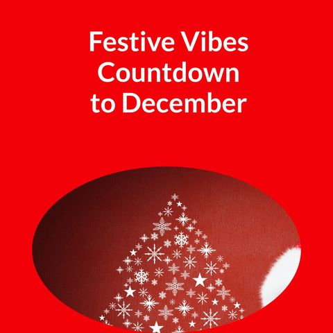 festive vibes countdown with snowflake christmas tree design - Download Free Stock Templates Pikwizard.com