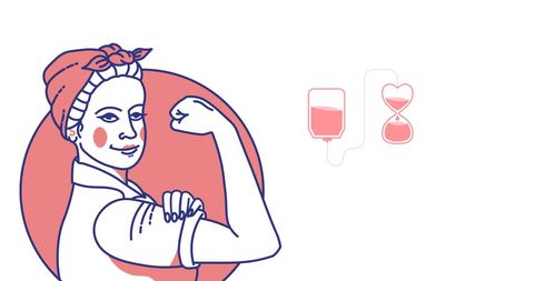 Empowered Nurse Displaying Strength with Medical Icons - Download Free Stock Images Pikwizard.com