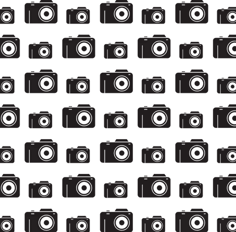 black camera icons pattern on transparent background - Download Free Stock Videos Pikwizard.com