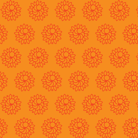 seamless sunflower pattern on orange background transparent design - Download Free Stock Videos Pikwizard.com
