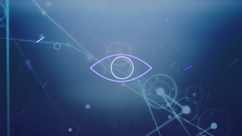 Digital Data Processing with Futuristic Visuals