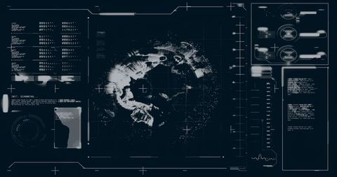 Futuristic Global Data Processing in Digital Interface - Download Free Stock Images Pikwizard.com