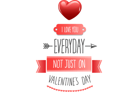 Valentine's Day Greetings Illustration with Romantic Heart Style on Transparent Background - Download Free Stock Videos Pikwizard.com