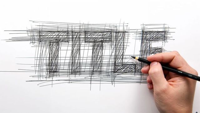 Hand Sketching Bold Crosshatch Lettering with Graphite Pencil on White Paper