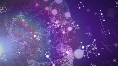 Digital Molecular Structure Animation with DNA and Light Elements