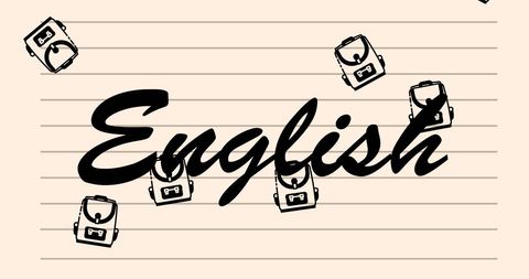 English Language Learning Concept with School Icons - Download Free Stock Images Pikwizard.com