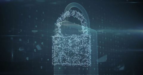 digital padlock and data processing concept illustration - Download Free Stock Images Pikwizard.com
