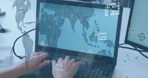 Global network data analysis at modern workspace