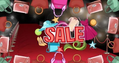 Fashion sale event featuring stylish iconic apparel