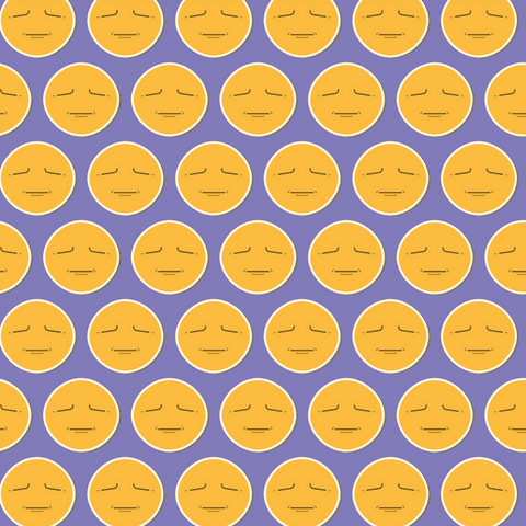 seamless transparent emoji pattern on soft purple background - Download Free Stock Videos Pikwizard.com