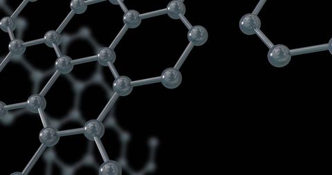 3D Molecular Structure on Black Surfaces for Scientific Innovation