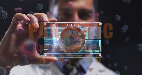 Digital Healthcare Technology During Pandemic with Medical Professional - Download Free Stock Images Pikwizard.com