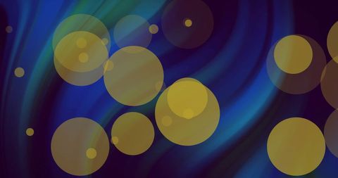 Abstract Yellow Light Spots on Blue Viral Design - Download Free Stock Images Pikwizard.com