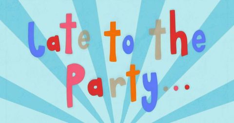 Colorful abstract typography design with vibrant fonts